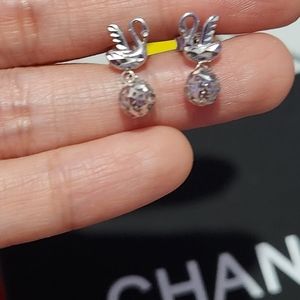 Au750 earrings